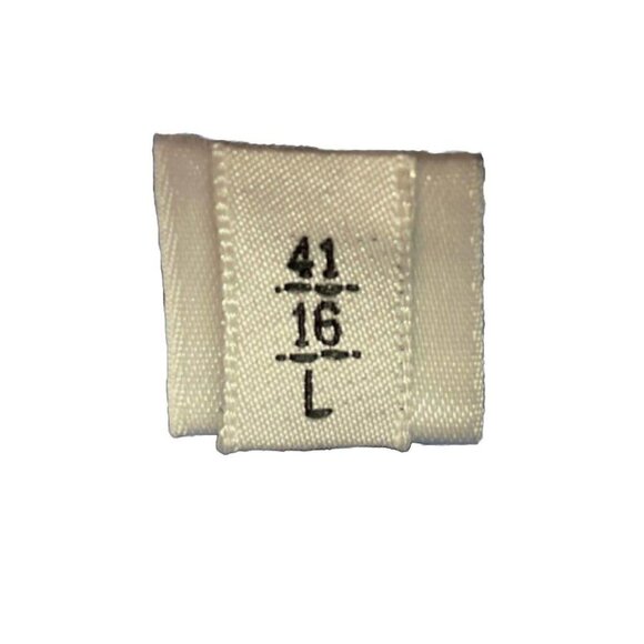 Armani Collezioni Italian Mens Sz 41 (16) L Long Sleeve Button Up Dress Shirt - Picture 4 of 4